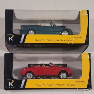K-Line Kruisers Diecast Model Cars BMW M3 And Alfa Romeo Spider